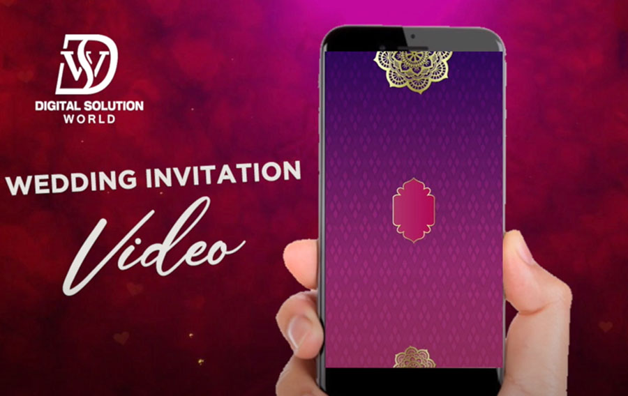 DSW0060 - MOBILE WEDDING INVITATION VIDEO FOR WEDDINGS IN LOCKDOWN ...