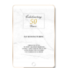 celebrating 50 invite