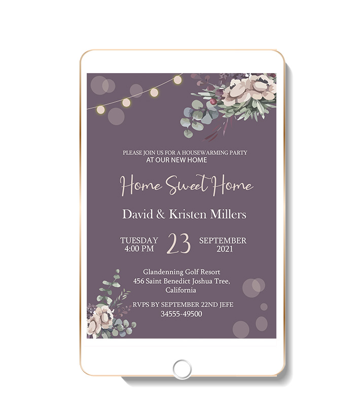 housewarming party invitation