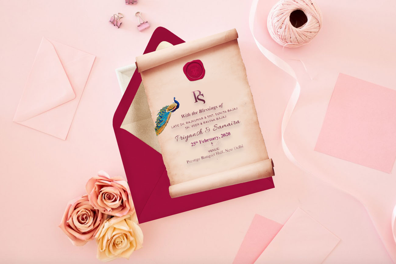 Tips to Make Scroll Wedding Cards More Elegant
