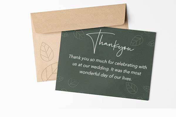 5 Tips For Writing A Perfect Wedding Thank You Card