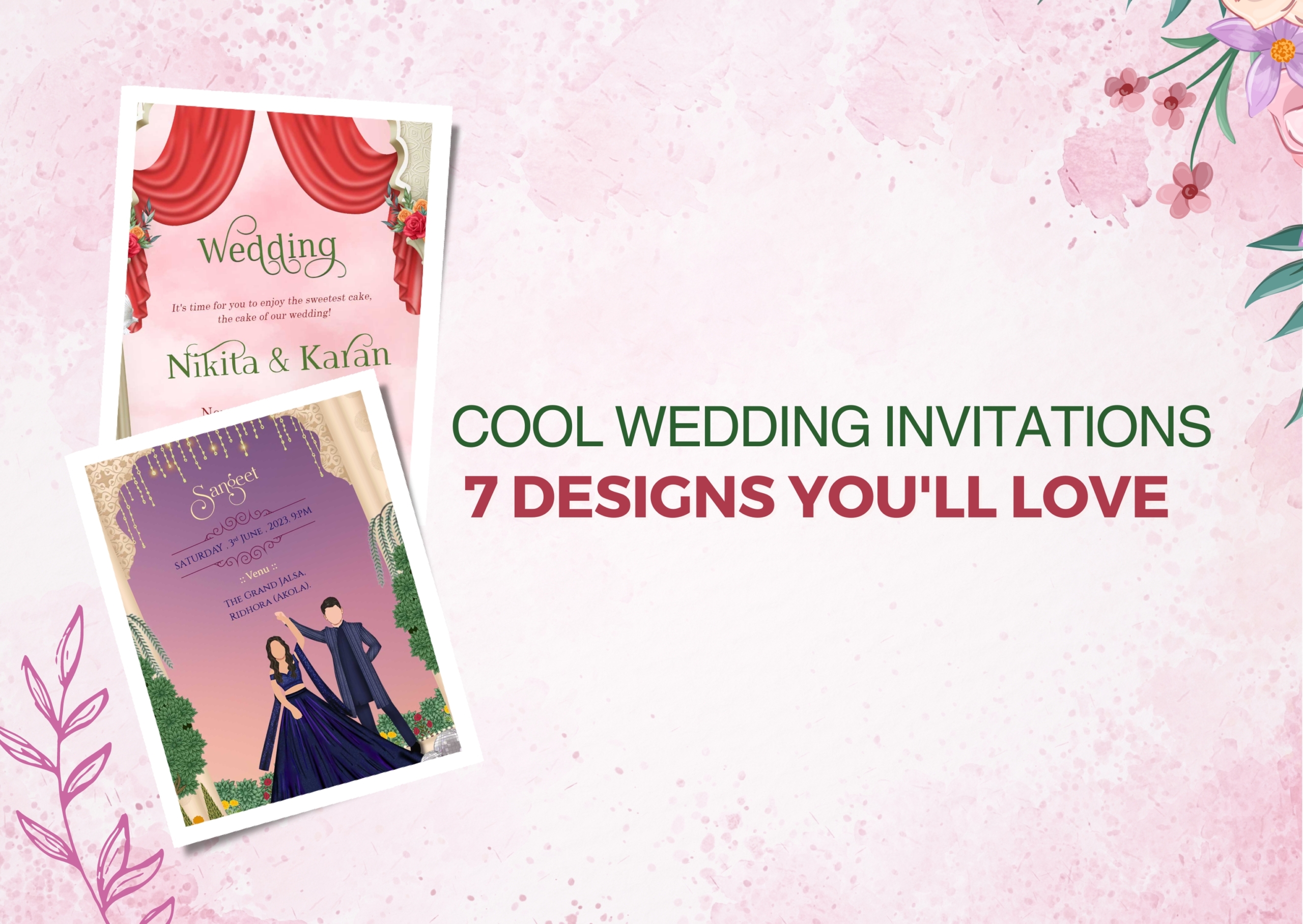 Cool Wedding Invitations: 7 Designs You’ll Love